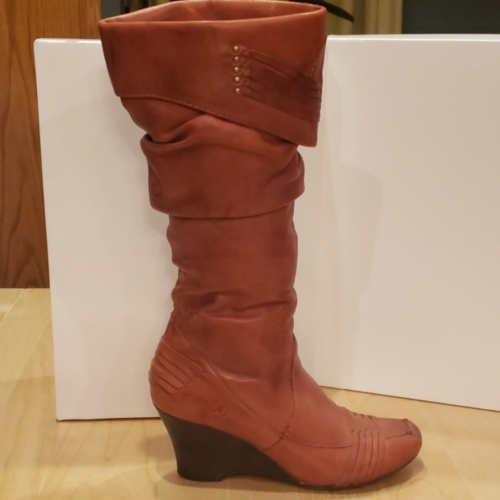 Bronx Wedge Boots